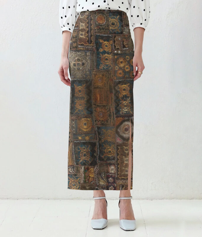 Aop Pencil Skirt